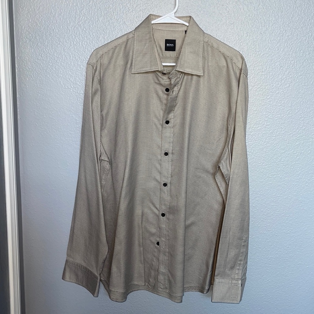 Mens Hugo Boss long sleeve dress shirt